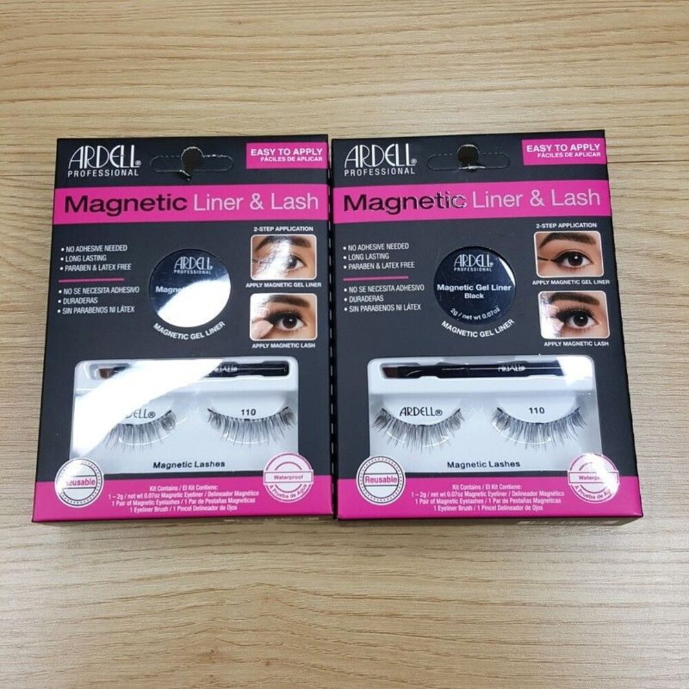 Ardell Professional # 110 Magnetic Liner & Lash False Lashes SET OF 2